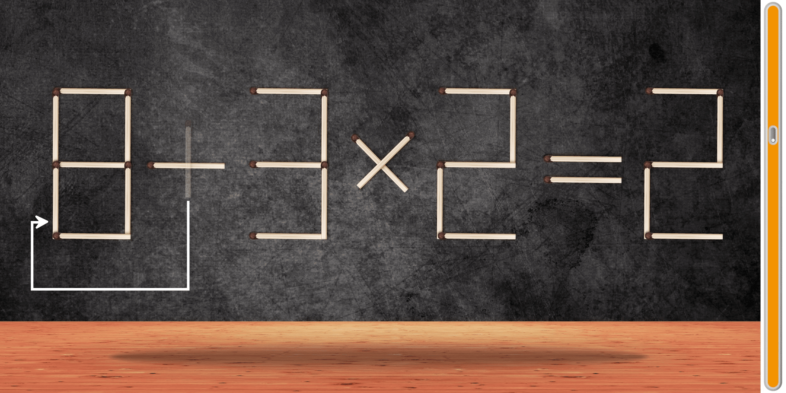 Sfida di logica: Solo per menti brillanti! Riesci a risolvere questo rompicapo spostando 1 sola corrispondenza in meno di 8 secondi? Dimostra il tuo alto QI!